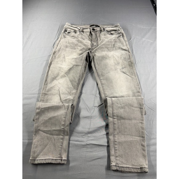 KanCan Denim - KanCan Womens 29 Gray Acid Wash Skinny Jeans Stretch Denim W11